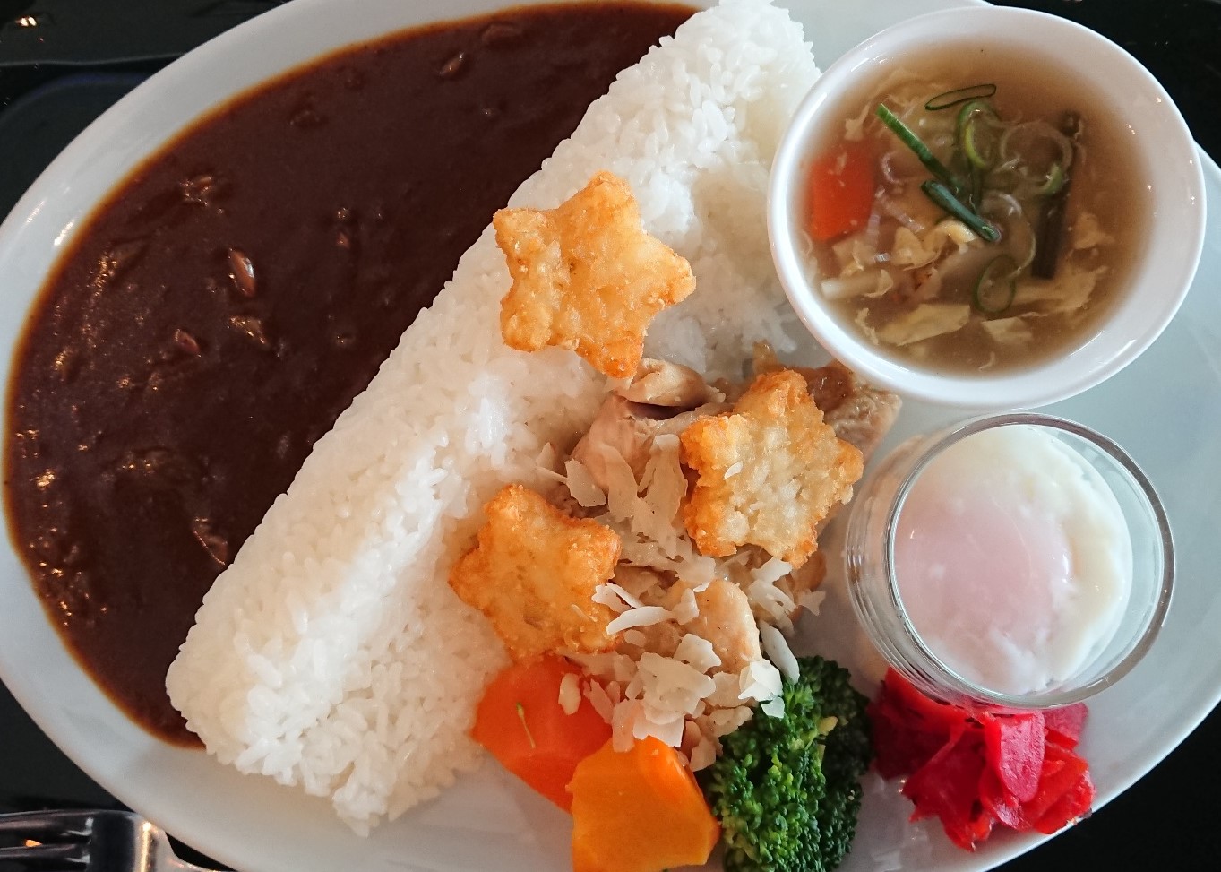 滝里ダムカレー
