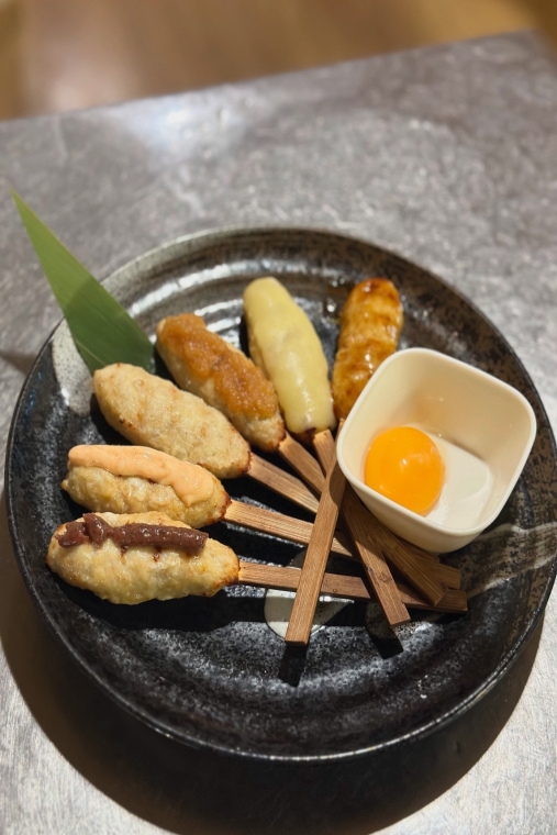 軟骨つくね盛り合わせ